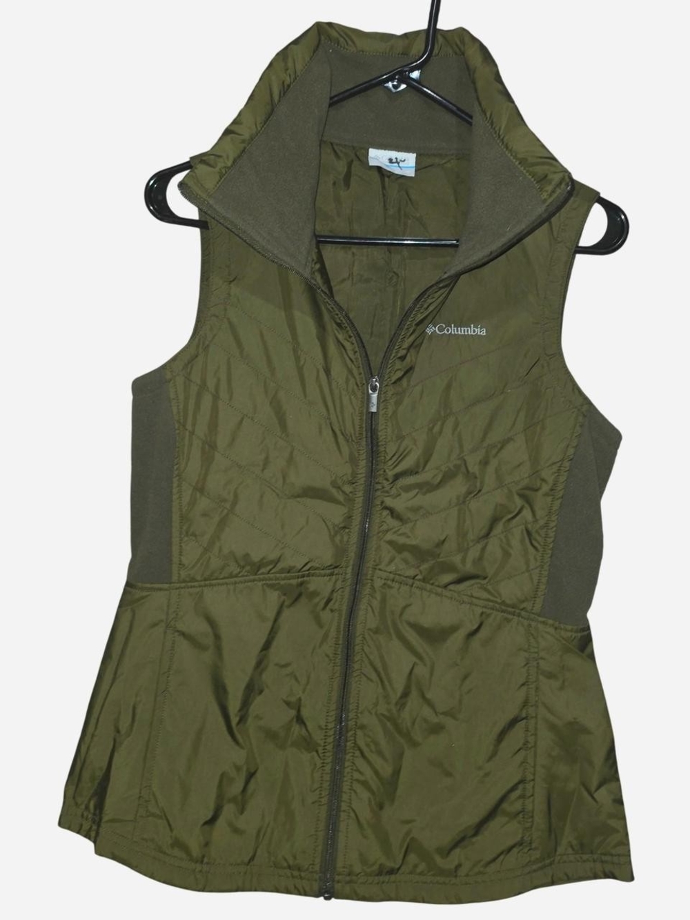 Columbia Olive Green Quilted Vest